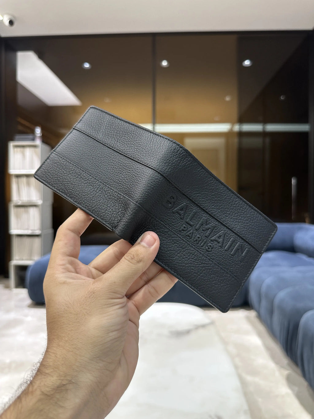 Balmai n Premium Wallet Black With Box b129