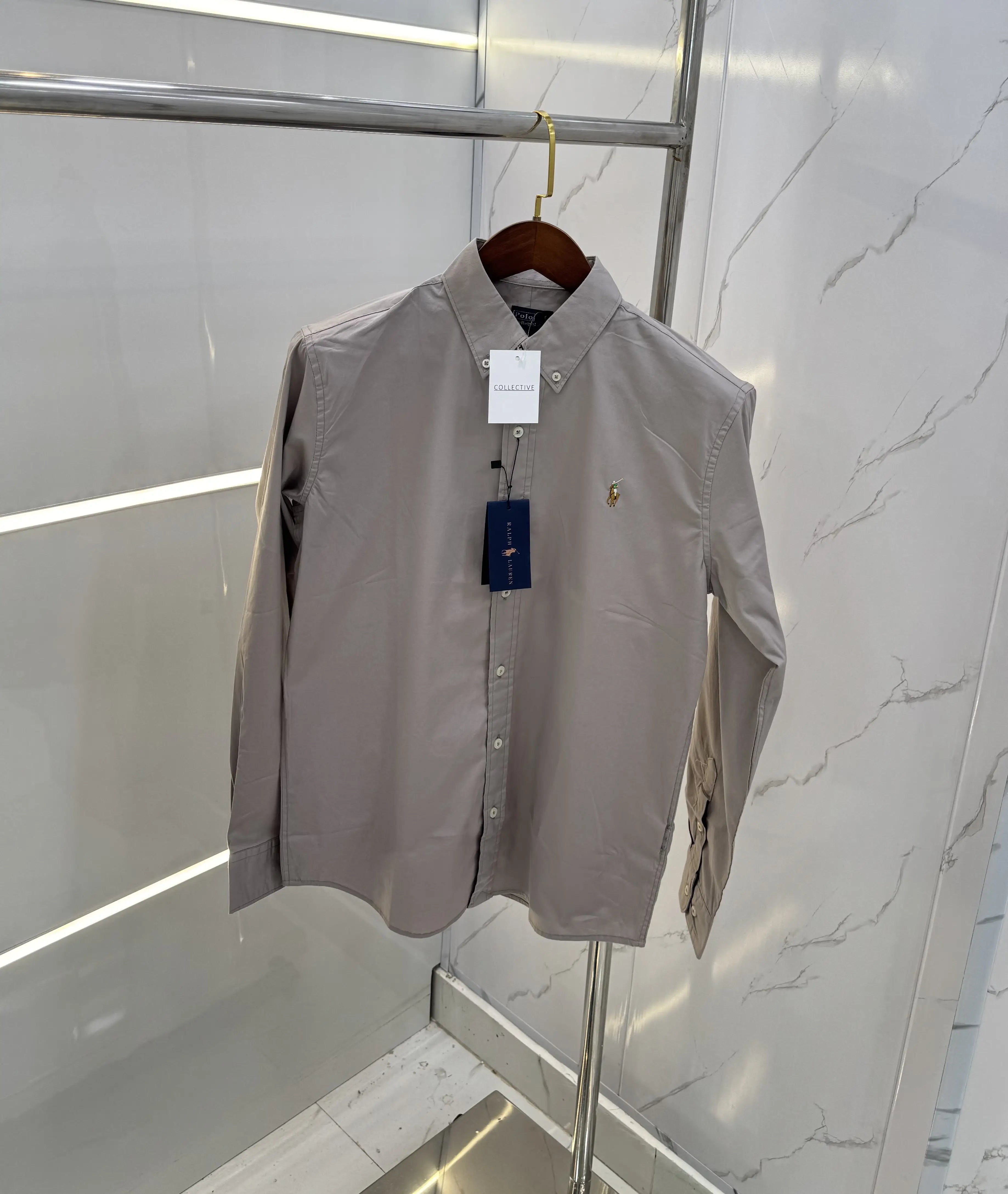Ralph Lauren Grey Premium cotton Shirt